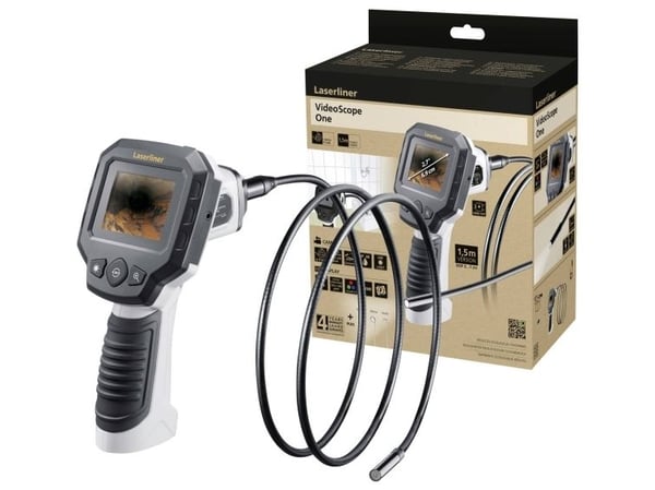 Laserliner VideoScope One, 320 x 240 piksler, 6,86 cm (2.7"), 320 x 240 piksler, 53°, 2x, 9 mm
