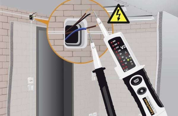 Laserliner ActiveMaster Spännings- och kontinuitetstestare