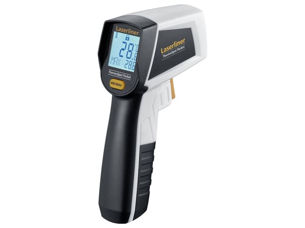 Laserliner ThermoSpot Pocket, 95 mm, 132 mm, 37 mm, 144 g, Svart, Grå, °C