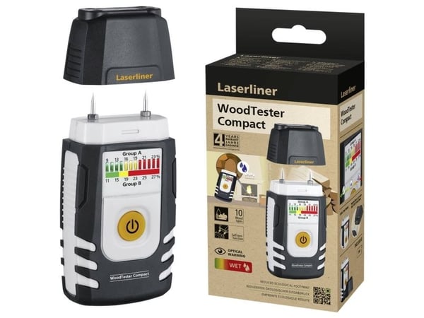 Laserliner WoodTester kompakti puun kosteusmittari