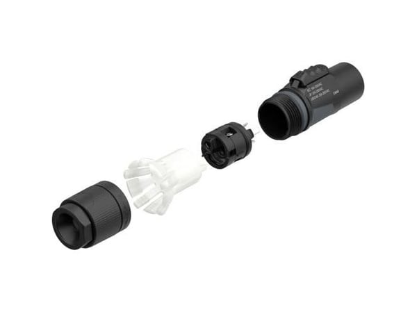 Neutrik NAC3M-TRUE1-S, powerCON, Svart, Rett, Kopper, IP65, IP67, 4000 V