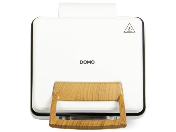 DOMO DO9280W vohvelikone, 1520W, 2 suurta vohvelia, lämpötilan säätö, valkoinen