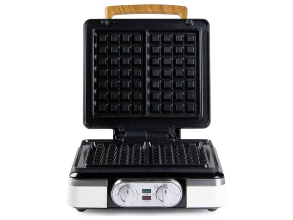 DOMO DO9280W vohvelikone, 1520W, 2 suurta vohvelia, lämpötilan säätö, valkoinen