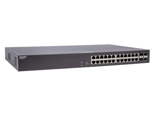 RUCKUS Networks ICX8100-24P-X, Administreret, Gigabit Ethernet (10/100/1000), Strøm over Ethernet (PoE), Stativ-montering, 1U
