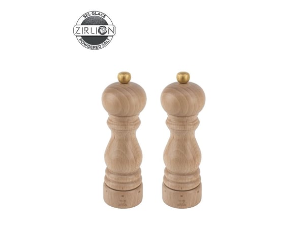 Peugeot Paris u''Select, Salt- og pepperkvernsett, Tre, Bøketre, Rustfritt stål, 180 mm, Frankrike