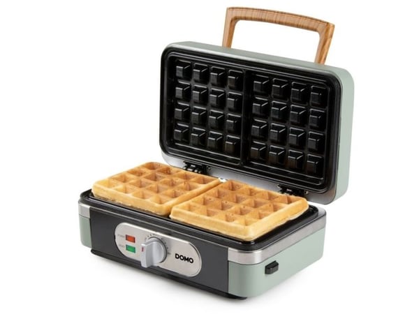 Domo DO9276C Sandwichbrødrister 3-i-1 utskiftbare plater grill vaffel toast