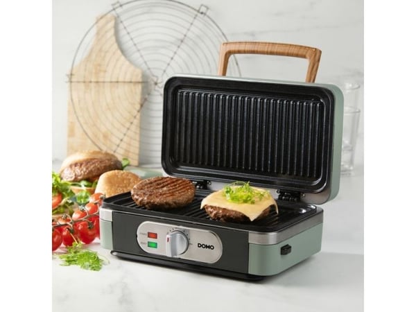 Domo DO9276C Sandwichbrødrister 3-i-1 utskiftbare plater grill vaffel toast