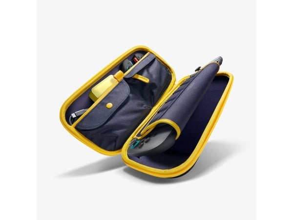 Spigen Nano Pop Pro, Veske beholder, Nintendo, Mørkeblå, Gult, Polykarbonat (PC), Nintendo Switch 2, Glidelås