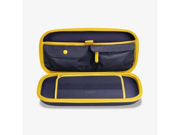 Spigen Nano Pop Pro, Veske beholder, Nintendo, Mørkeblå, Gult, Polykarbonat (PC), Nintendo Switch 2, Glidelås