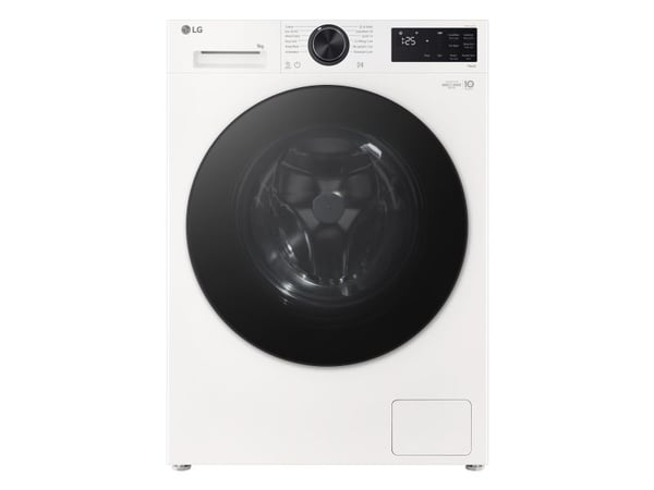 LG F2X50S9TWB - Vaskemaskin - Wi-Fi - bredde: 60 cm - dybde: 53.5 cm - høyde: 85 cm - frontileggelse - 9 kg - 1200 rpm - essens hvit