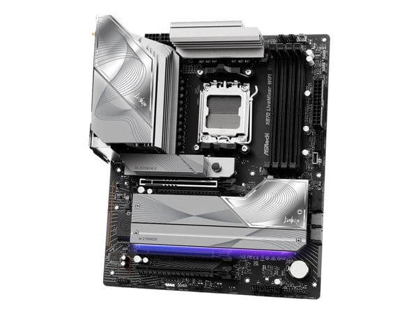 ASRock X870 LIVEMIXER WIFI - Hovedkort - ATX - Socket AM5 - AMD X870 Chipset - USB4, USB 3.2 Gen 1, USB-C 3.2 Gen 2x2 - 5 Gigabit Ethernet, Wi-Fi 7...