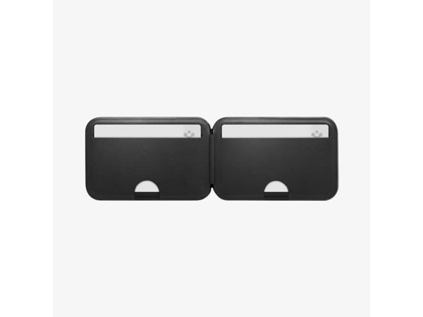 Spigen Slim Fold (Mag Fit) S314-2, Kortholder, Svart, PU lær, Apple, 1 stykker