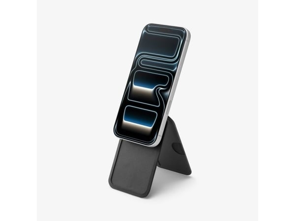 Spigen Slim Fold (Mag Fit) S314-2, Kortholder, Svart, PU lær, Apple, 1 stykker