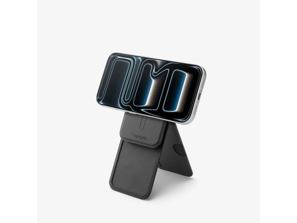 Spigen Slim Fold (Mag Fit) S314-2, Kortholder, Svart, PU lær, Apple, 1 stykker
