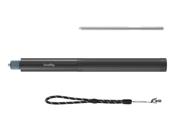 SmallRig Selfie Stick, Kamera, Svart, Blå, Alle merker, Aluminium, Rustfritt stål, 201,2 g, 151,8 cm