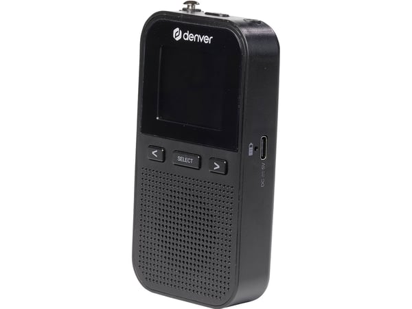 DENVER DAH-126 - Bärbar DAB-radio - 1 Watt