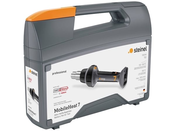 Steinel 085926 MH 7 SOLO Johdoton kuumailmapuhallin ilman akkua, ilman laturia 1000 W