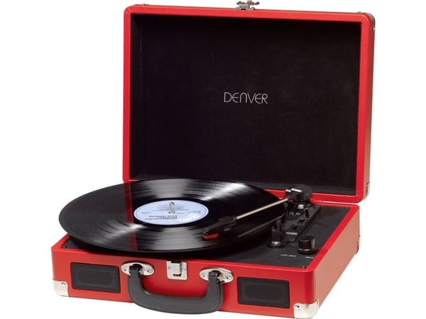 DENVER VPL-120 - Levysoitin 1 Watt - punainen