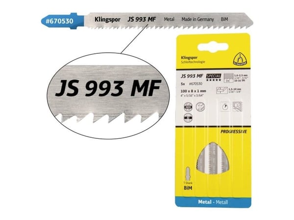 STIKSAGBLAD 100x8x1mm JS 993 MF /5stk.