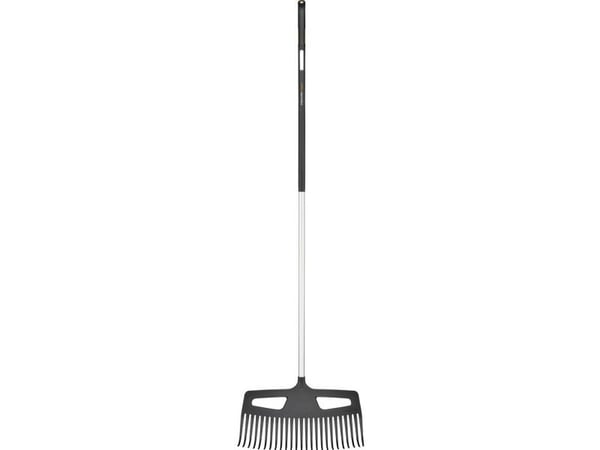 Fiskars 1027037, Lövräfsa, Svart, Silver, Gjuten aluminium, Svart, 1 styck