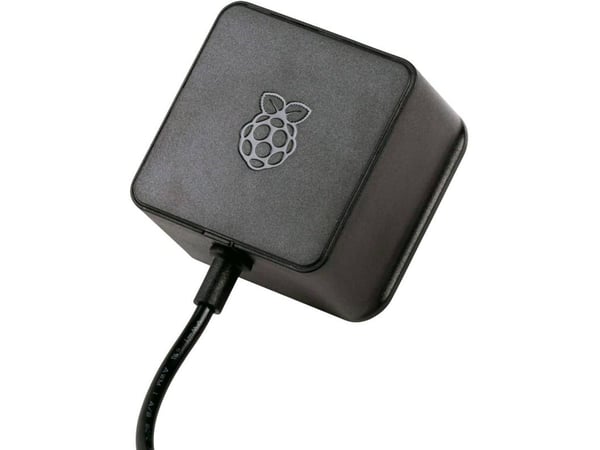 Raspberry Pi - Strømadapter - AC 115/230 V - svart - for Raspberry Pi 4 Model B