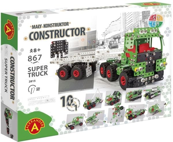 Alexander konstruksjonssett Maly Konstruktor Pro-Super Truck 10w1