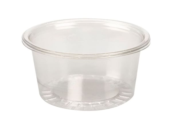 Portionsbeger ABENA Cater-Line 3,6 cm Ø7,5 cm 100 ml klar PET/RPET (10 stk.)