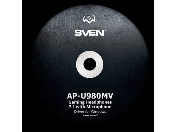 SVEN AP-U980MV, Ledning & Trådløs, Spilling, 20 - 20000 Hz, 365 g, Hodesett, Sort, Blå