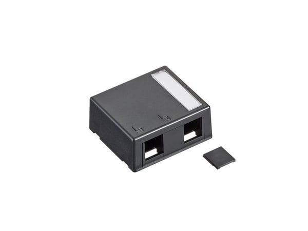 Leviton 41089-2EP, kruunu, musta, muovi, RoHS, RoHS, 64,8 mm, 64,8 mm