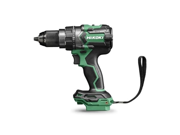 Hikoki DV18DCW2Z, Boremaskin med pistolgrep, Børsteløs, Sort, Grønn, 1,3 cm, 2000 RPM, 10,2 cm
