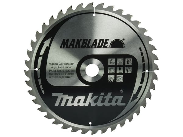 MAKITA SIRKELSAG 305x30x 40z