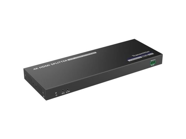 Techly IDATA EX-HL81TYP, 3840 x 2160 piksler, AV-sender og -mottaker, 70 m, Koblet med ledninger (ikke trådløs), Sort, HDCP
