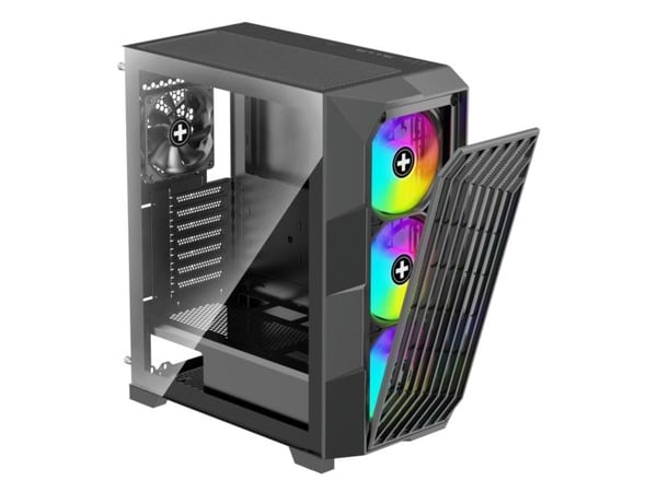 Xilence Xilent BREEZE II ATX PC-koffert X812.ARGB Gaming svart - Hus (XG181)
