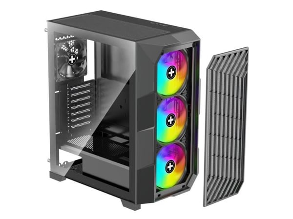 Xilence Xilent BREEZE II ATX PC-koffert X812.ARGB Gaming svart - Hus (XG181)