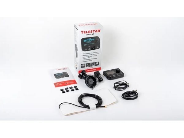 Telestar 5100001, Bil, Digitalt, DAB+, LCD, 5,84 cm (2.3"), 3,5 mm