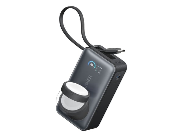 Anker MagGo, 10000 mAh, Langaton lataaminen, 35 W, musta