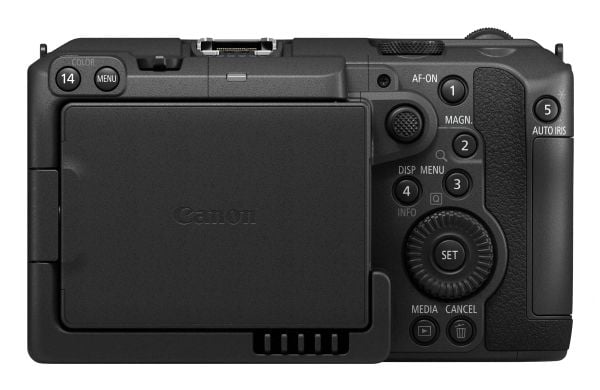 Canon Cinema EOS C50, 34,2 MP, CMOS, 7,62 cm (3"), LCD, 670 g, Svart