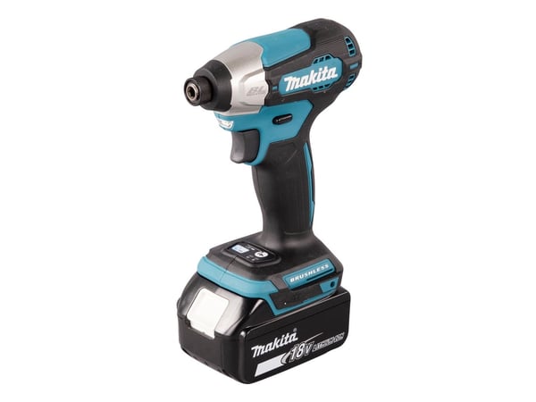 Makita DTD157RFJ, Slagtrekker, Børsteløs, Sort, Blå, Plast, 1/4", 3000 RPM