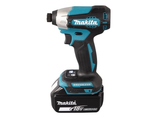 Makita DTD157RFJ, Slagtrekker, Børsteløs, Sort, Blå, Plast, 1/4", 3000 RPM