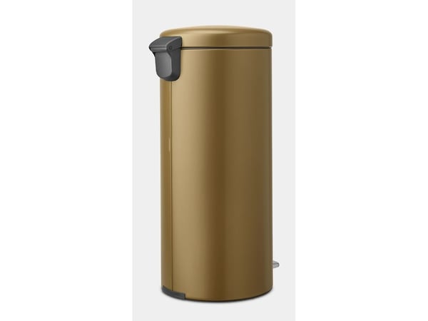 Brabantia pedalbøtte NewIcon 30 liter varm messing