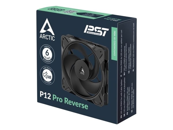 ARCTIC P12 PRO Reverse musta | Kotelotuuletin