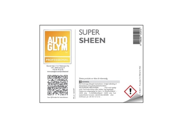 Label Autoglym Super Sheen
