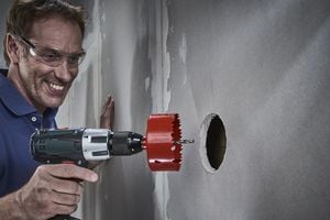 wolfcraft GmbH 5496000, Single/enkelt, Drill, Metall, Tre, Rød, Bimetall, Høy-Hastighets Stål (HHS), Høy-Hastighets Stål (HHS)