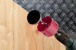 wolfcraft GmbH 5496000, Single/enkelt, Drill, Metall, Tre, Rød, Bimetall, Høy-Hastighets Stål (HHS), Høy-Hastighets Stål (HHS)