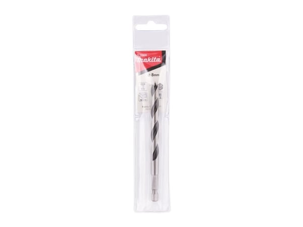 Makita - Bor - for tre - brad-punktsbit - 8 mm - heksagonal - lengde: 115 mm - for Makita DHP482RTJ