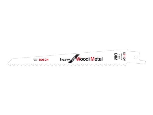 Bosch heavy for Wood and Metal S 611 DF - Sagblad - 5 deler - lengde: 150 mm