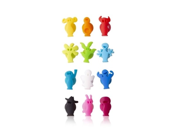 Vacu Vin 8714793188600, Glass, Flerfarget, 12 stykker