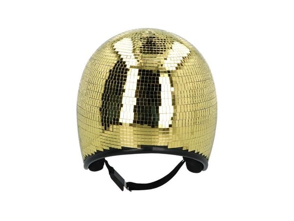 Disco pallo kultainen kypärä