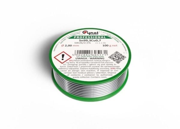 Lydmetal Cynel LC99.3 SW26 100g/1mm - ilman lyijyä