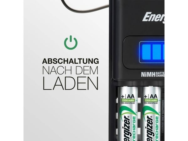 Batterioplader, Energizer 1 Hour Charger, til AA og AAA